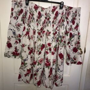 Off the shoulder Floral Dress